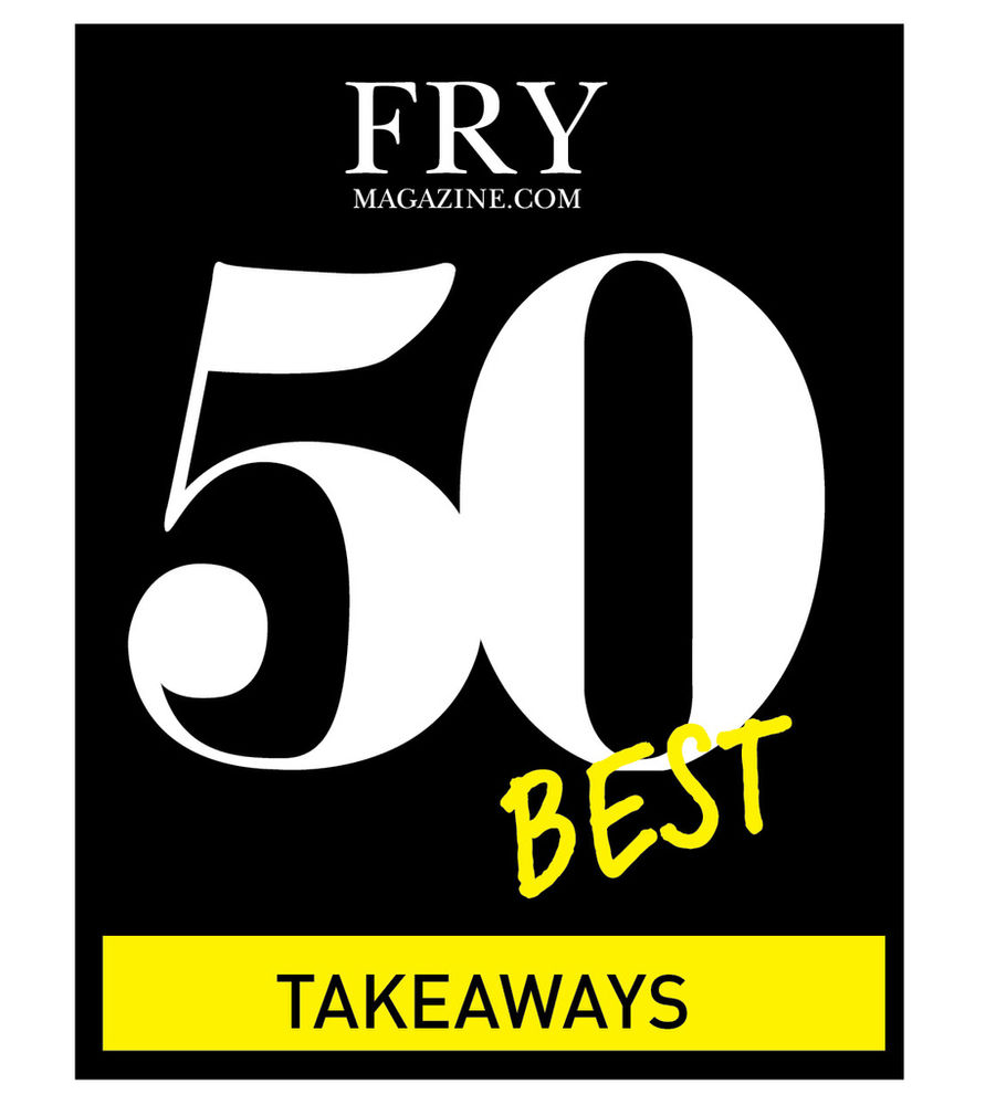 FRY Magazine 50 Best Takeaways award